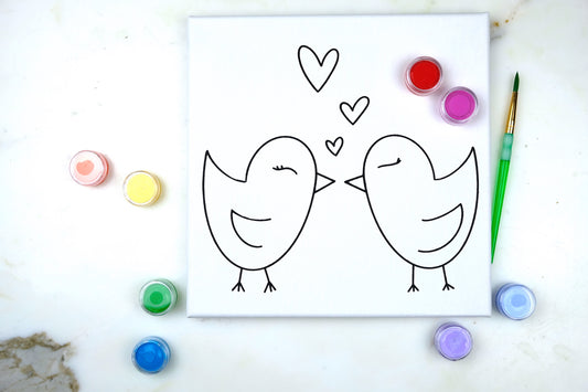 Lovebirds Painting Kit Party Pack - SPECIAL ORDER