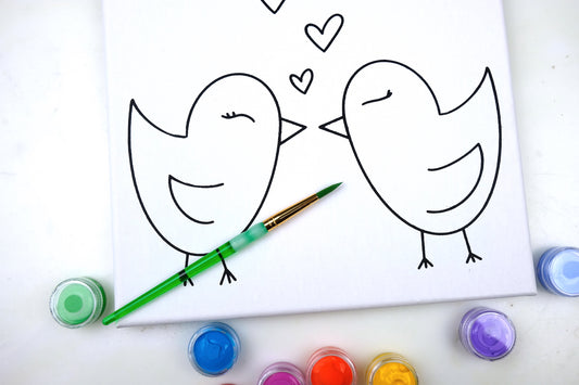 Lovebirds Painting Kit