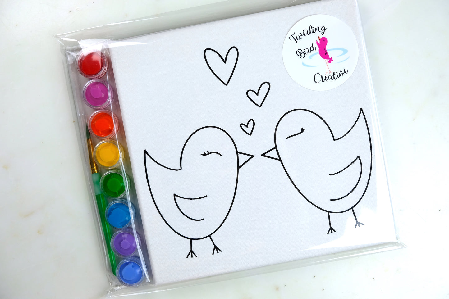 Lovebirds Painting Kit