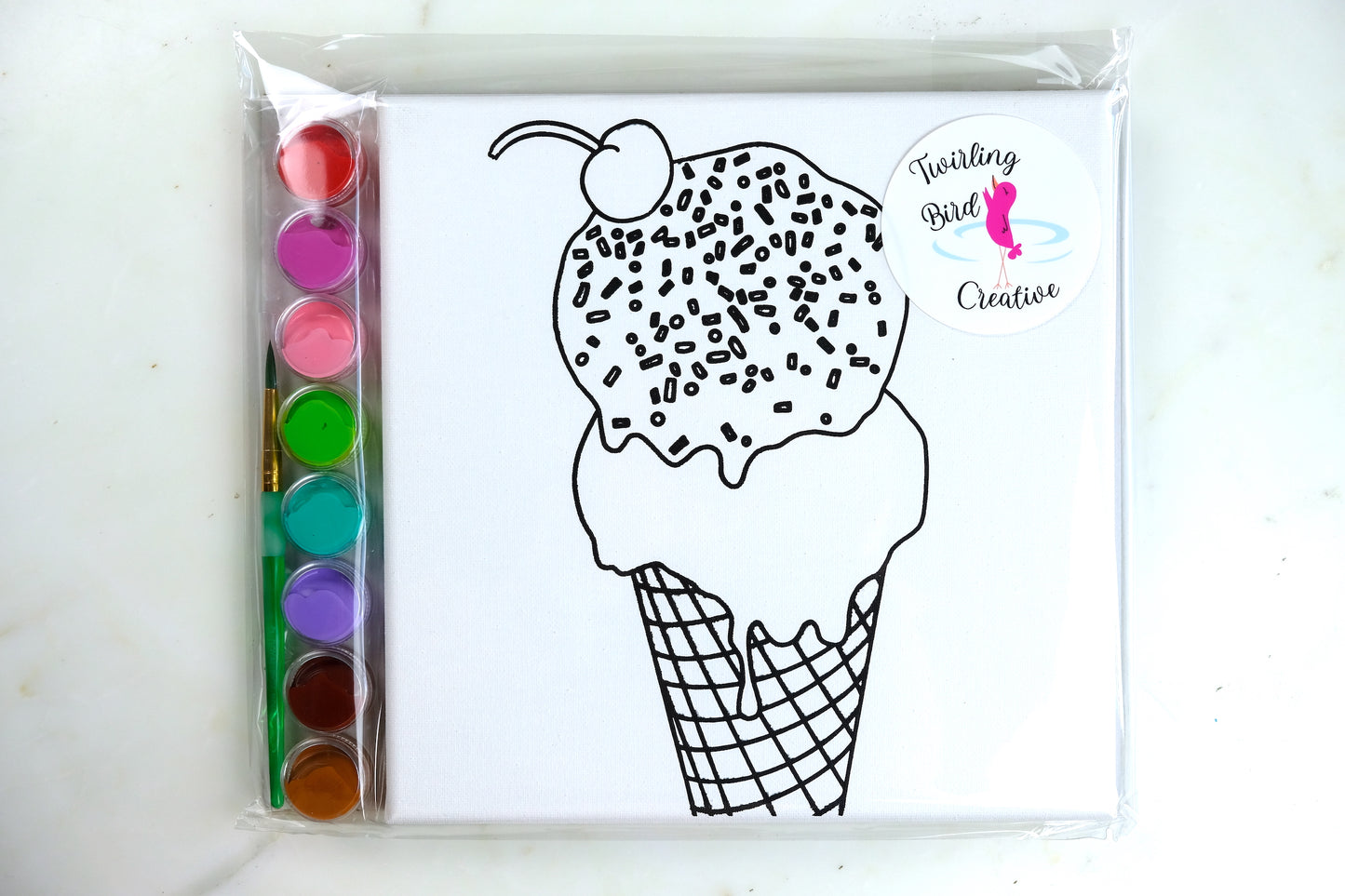 Ice Cream Cone Painting Kit