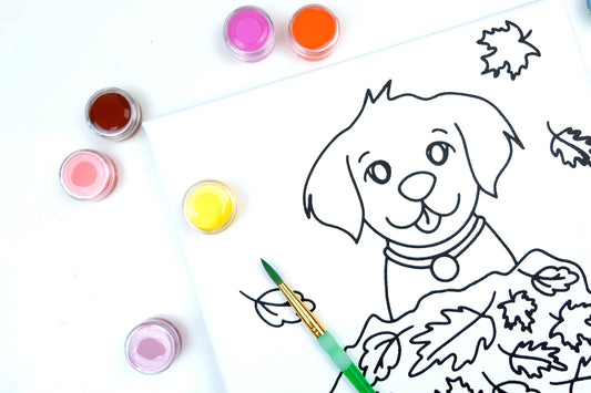 Leaf Puppy Painting Kit Party Pack - SPECIAL ORDER