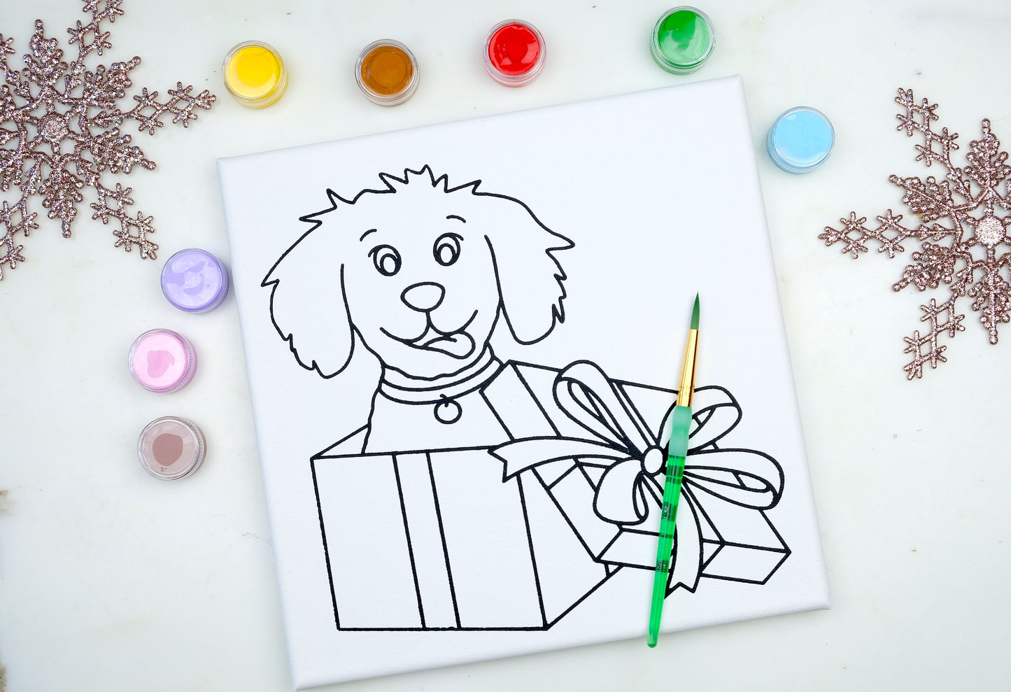 Puppy Present Painting Kit Party Pack - SPECIAL ORDER