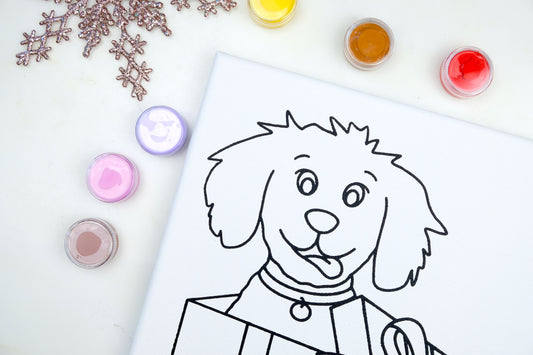 Puppy Present Painting Kit Party Pack - SPECIAL ORDER