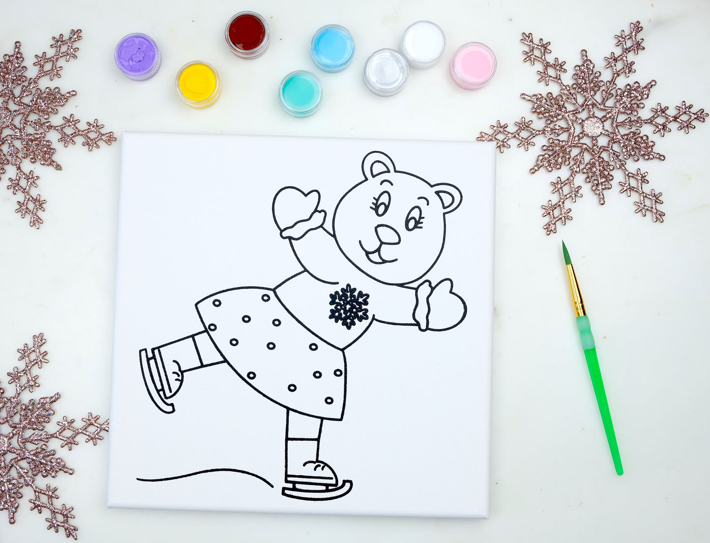Ice Skater Painting Kit