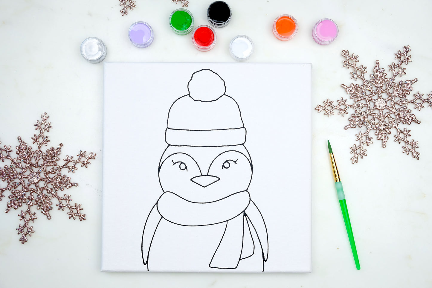 Penguin Painting Kit