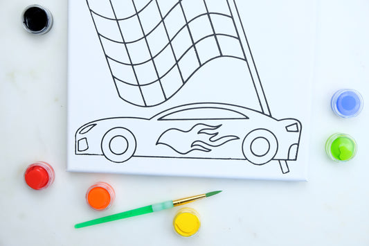 Race Car Painting Kit