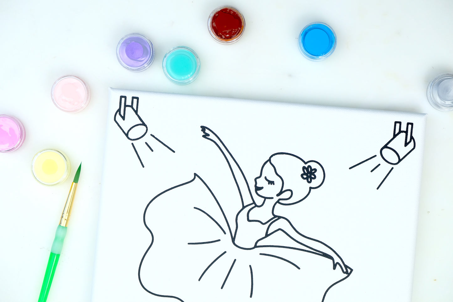 Dancer Painting Kit Party Pack - SPECIAL ORDER