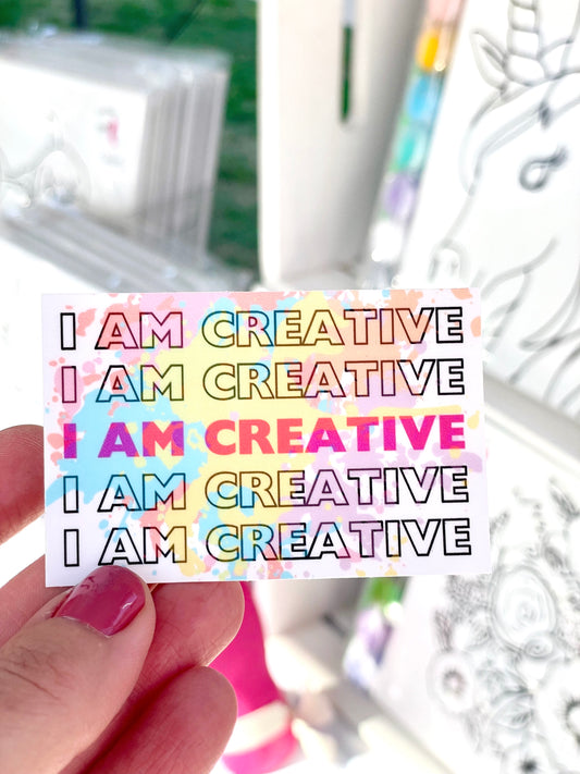 I am Creative Sticker