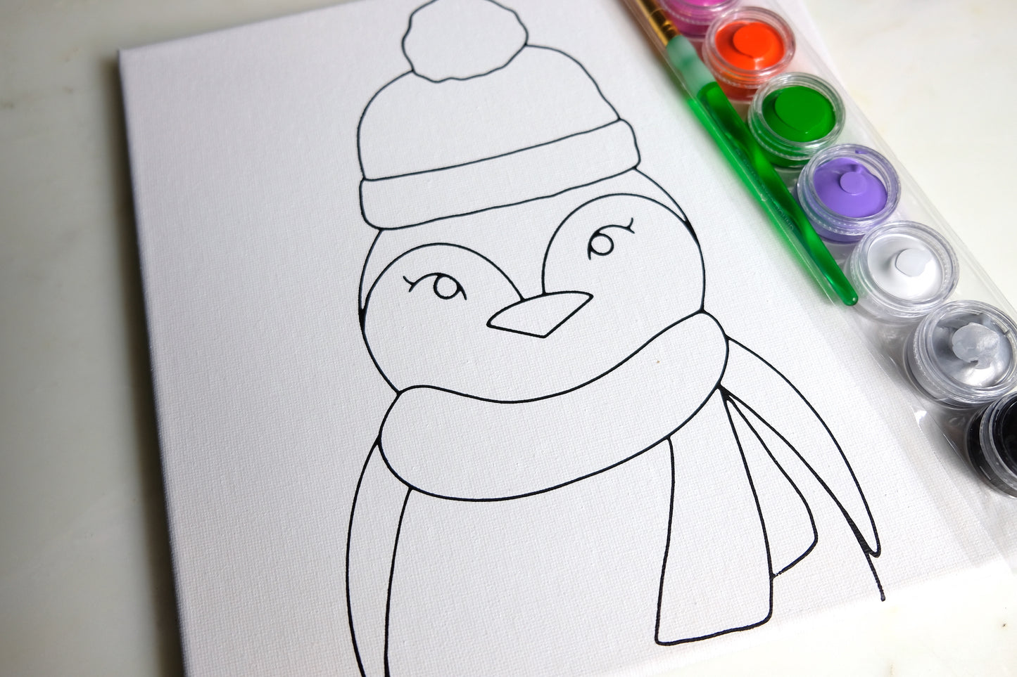 Penguin Painting Kit