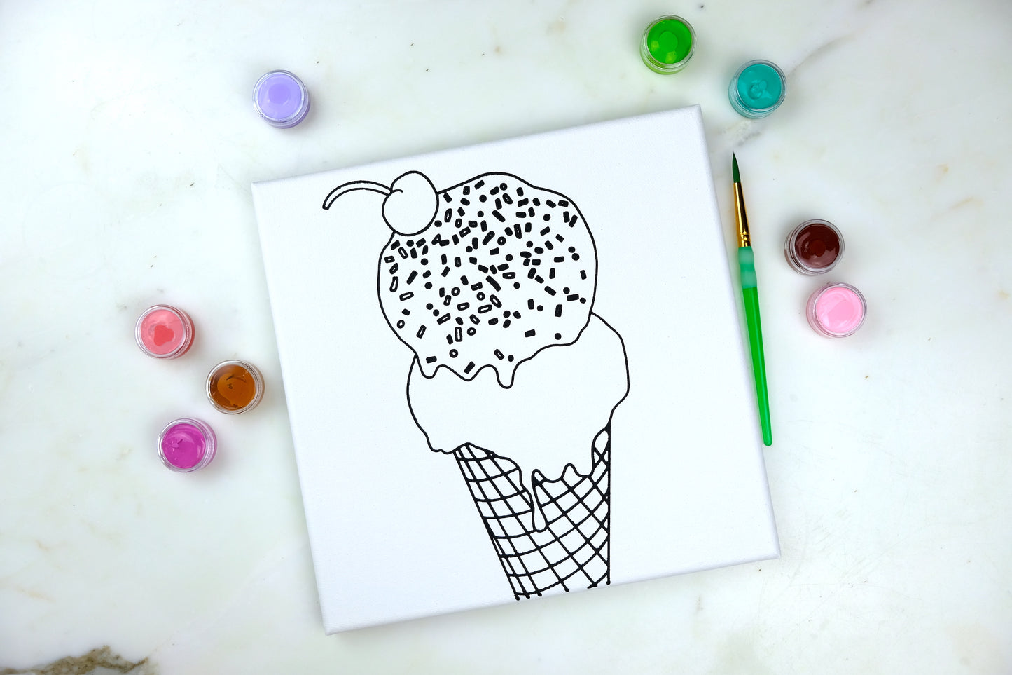 Ice Cream Cone Painting Kit Party Pack - SPECIAL ORDER