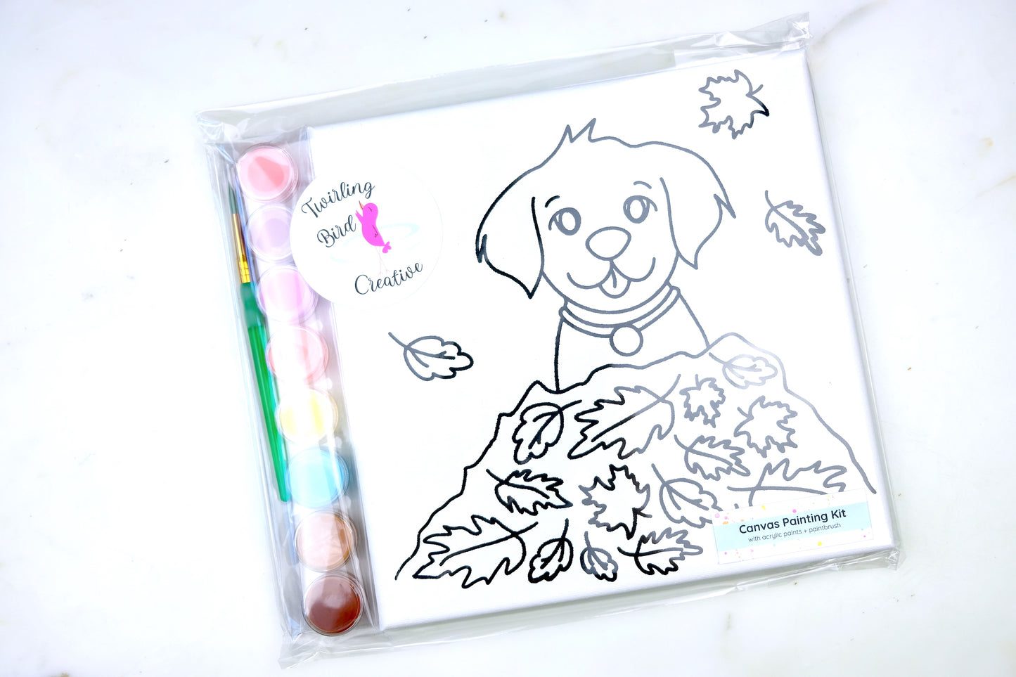 Leaf Puppy Painting Kit