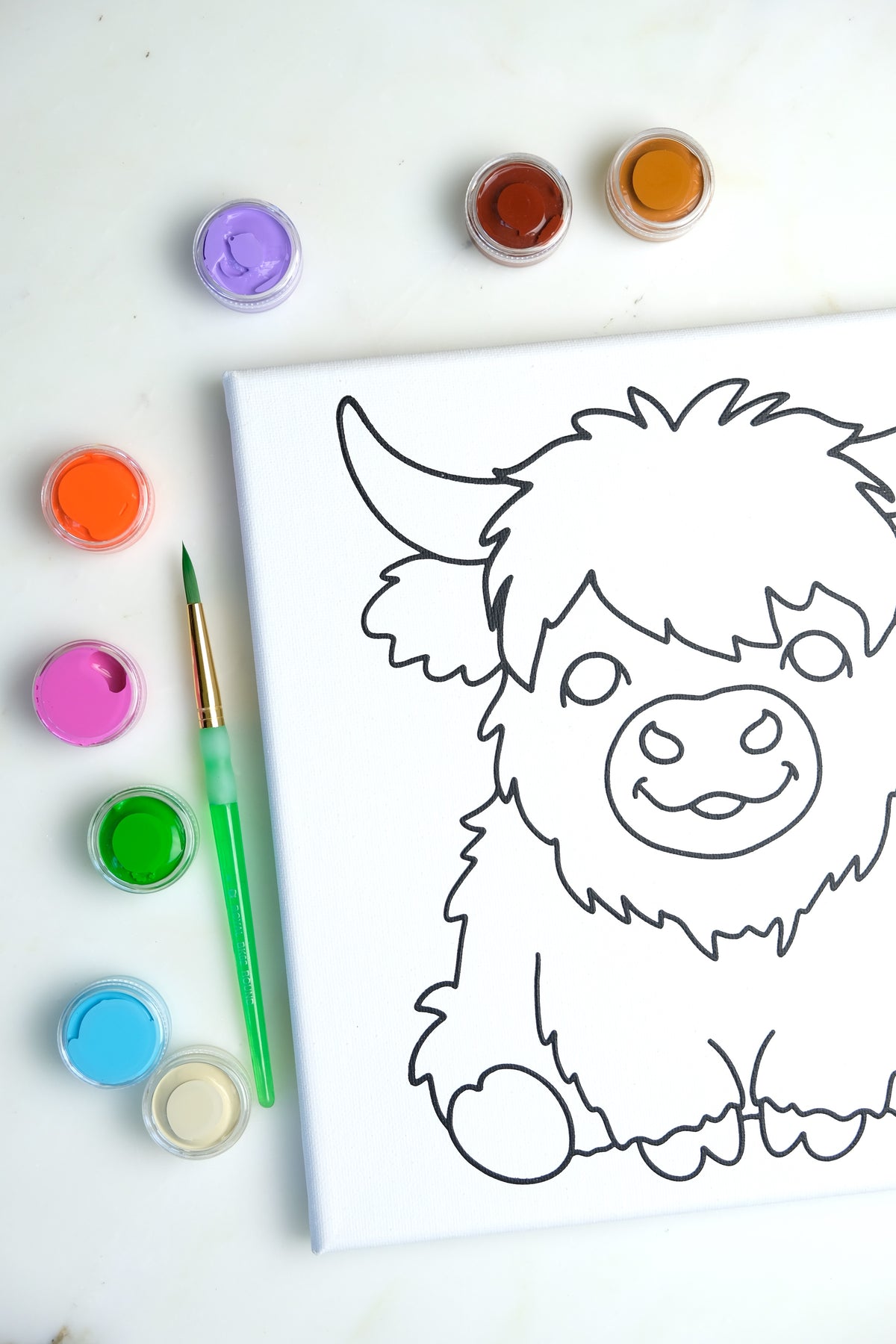 Highland Cow Painting Kit