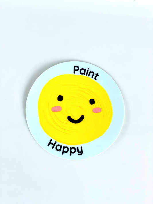 Paint Happy Sticker
